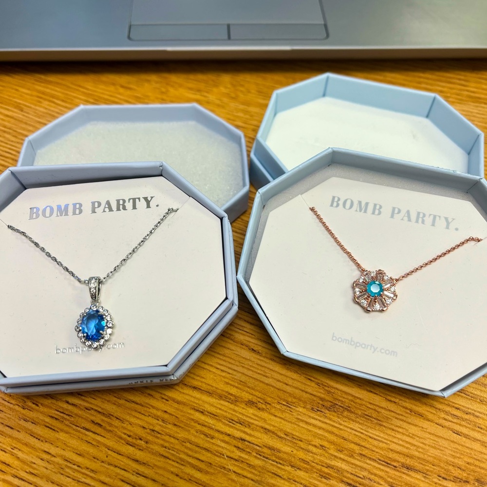 Bomb Party necklaces